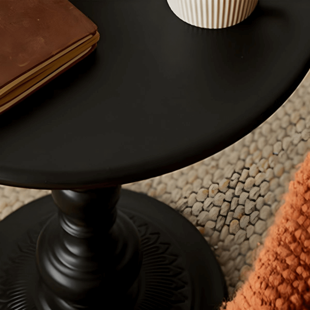 โต๊ะข้าง DEEPWOOD รุ่น COLONNADE สีดำ